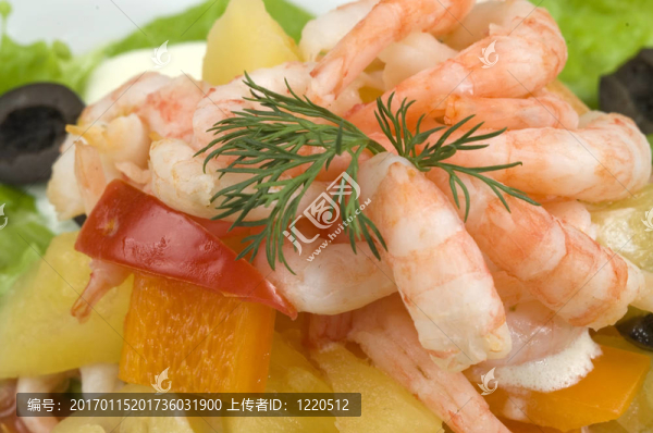 大蝦沙拉.