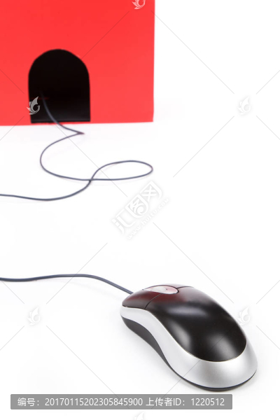 購物袋和電腦鼠標(biāo)