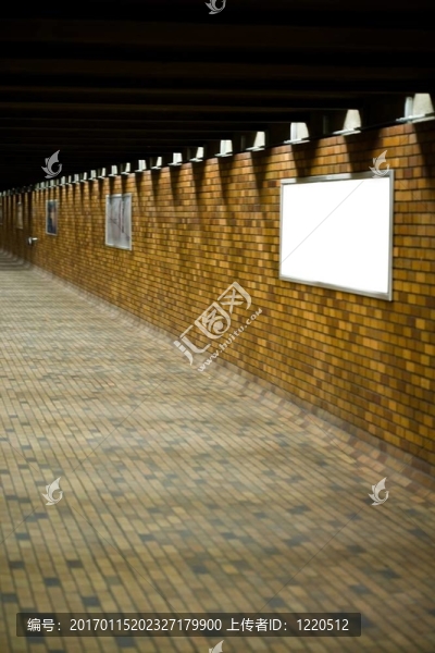 一個磚砌的走廊與BL