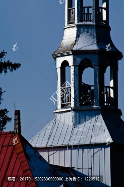 在一個(gè)滑雪度假村標(biāo)建筑