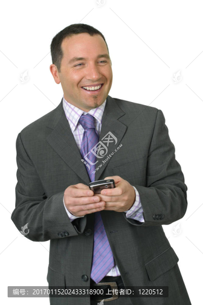 微笑的商人