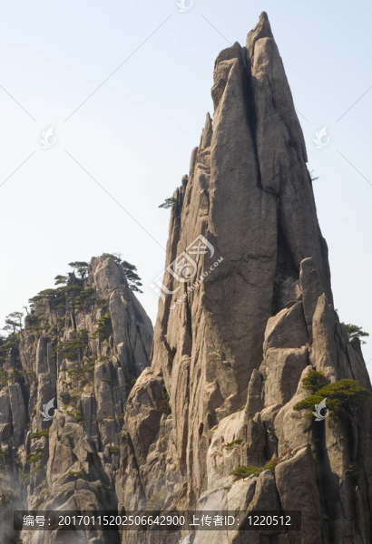 黃山的尖頂