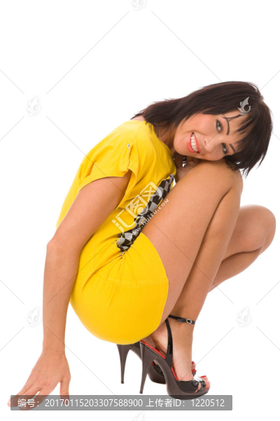 女人在黃
