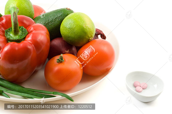 新鮮蔬菜對(duì)vitimin,pill