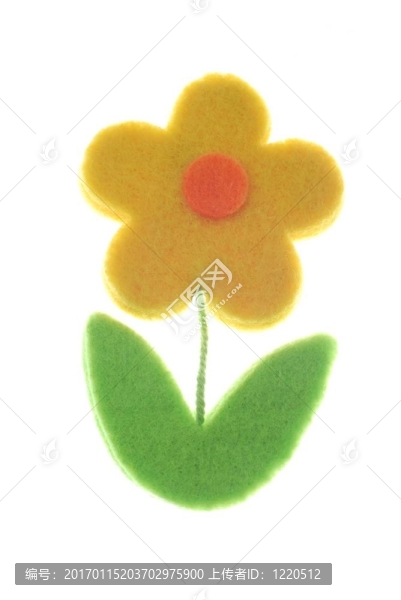 滑稽的黃色的花