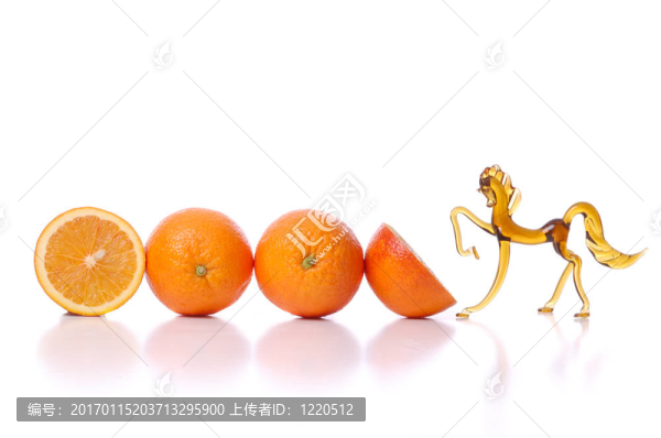 使用和推動(dòng)完美新鮮的橙子