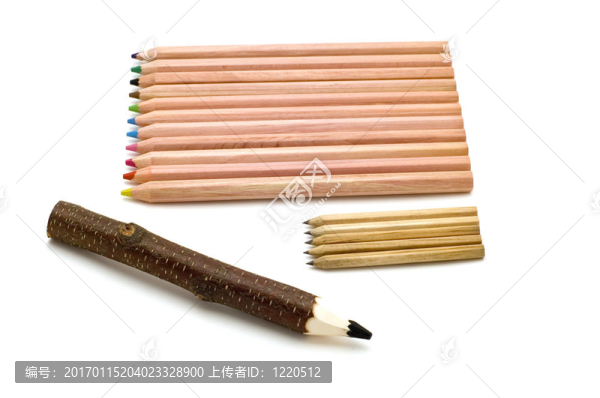 不同的鉛筆