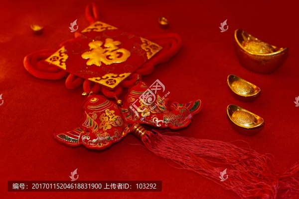 春節(jié)福字中國(guó)結(jié)
