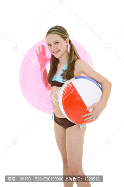 青春期前的女孩