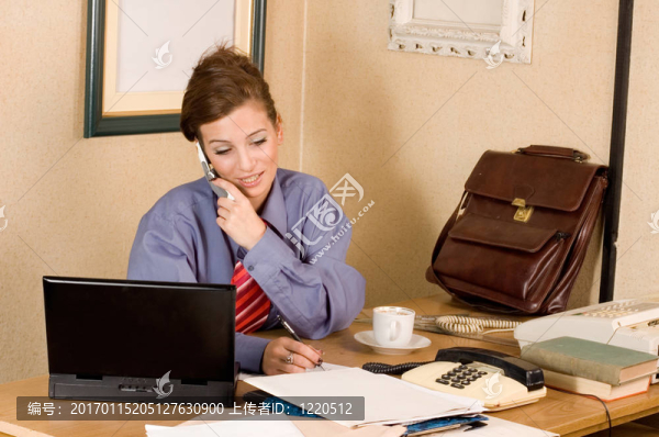 辦公室里的商業(yè)女性