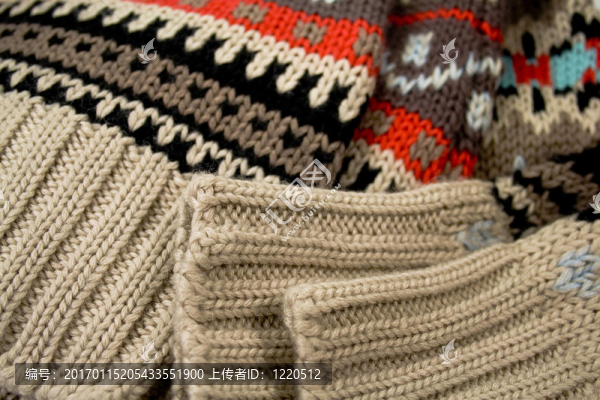 毛衣的特寫