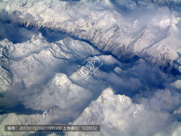 白色的雪山