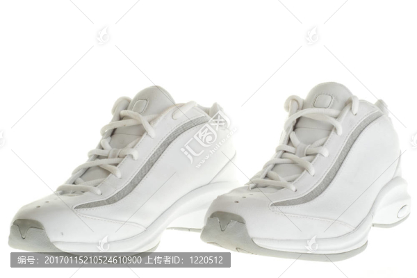 白色籃球鞋上的隔離
