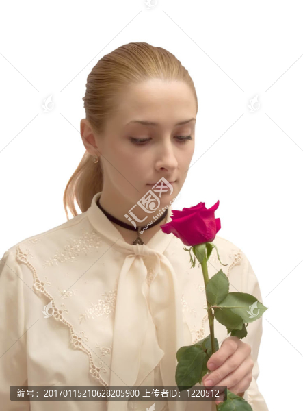 紅玫瑰的女孩