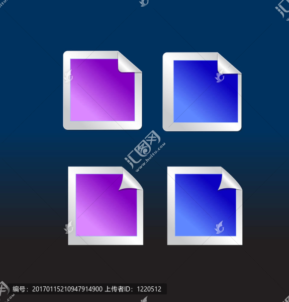 方形貼紙