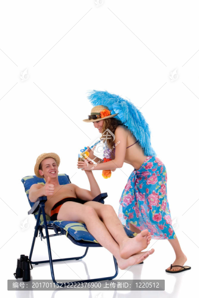 快樂的夫妻；假期