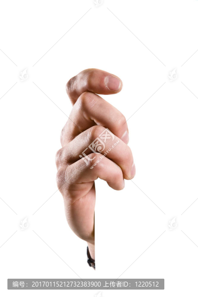 手拿著一個(gè)標(biāo)志
