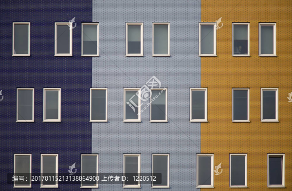 五彩繽紛的公寓
