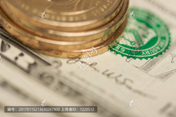 中文摘要美國(guó)元硬幣