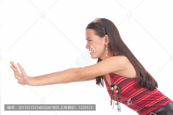 有魅力的年輕女士