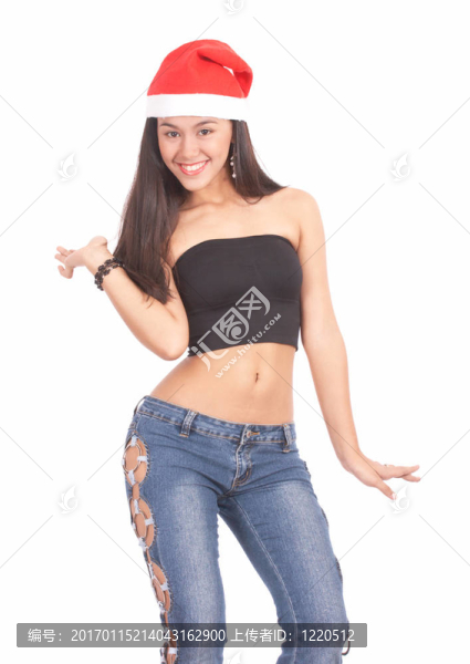 迷人的微笑的女人