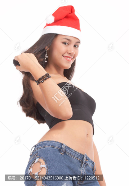 漂亮的圣誕老人