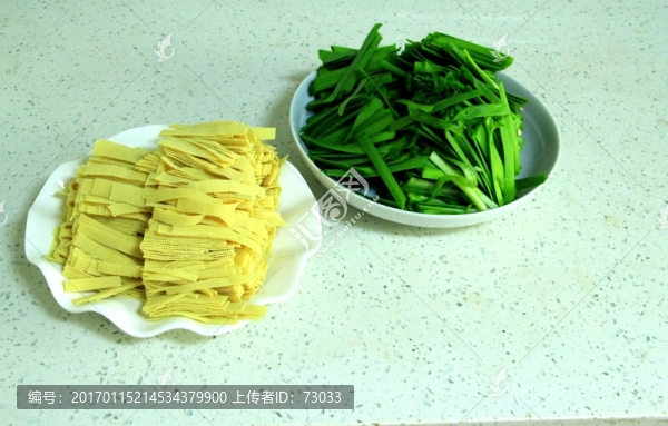 韭菜干豆腐