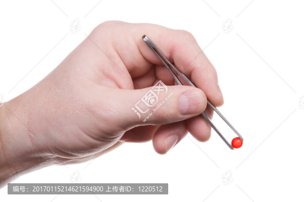手；鉗子；丸