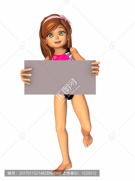 卡通女孩