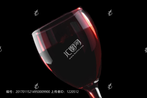 低鑰匙紅酒玻璃