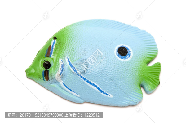 藍(lán)色的魚的磁鐵