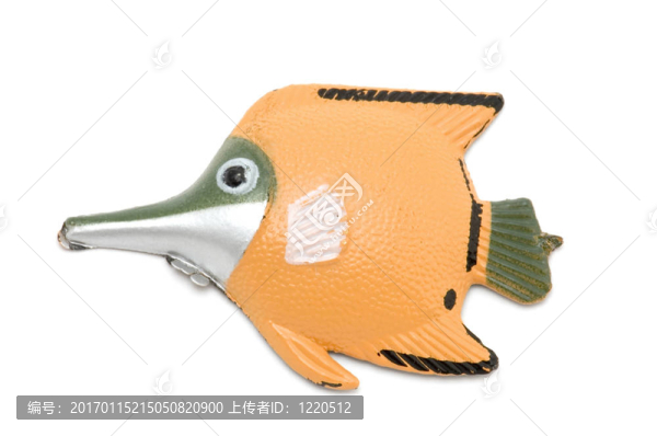 白色的魚磁鐵