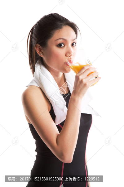 健康的亞洲女人