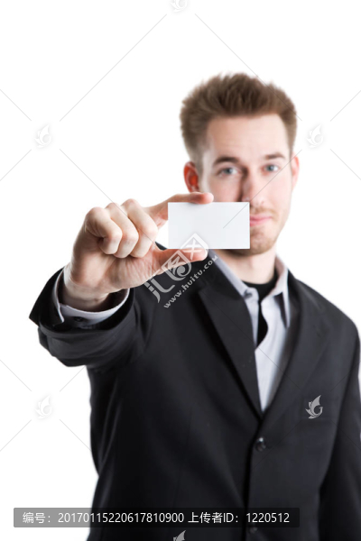 有名片的商人