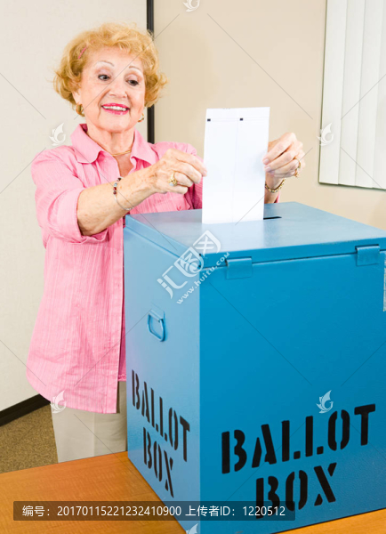 選舉-高級(jí)婦女投選票