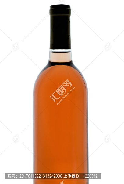 背光的酒瓶