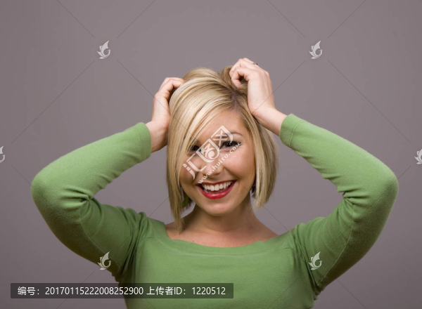 金發(fā)手