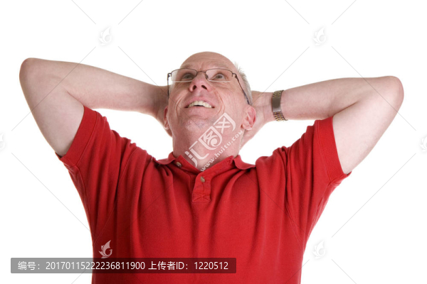 穿紅襯衫的老家伙做白日夢