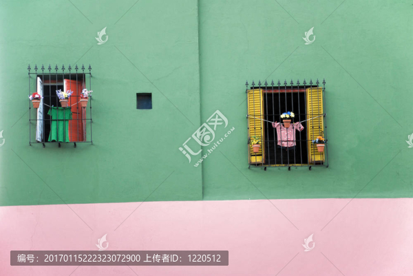 五顏六色的房子在拉博卡-布宜諾斯艾利斯