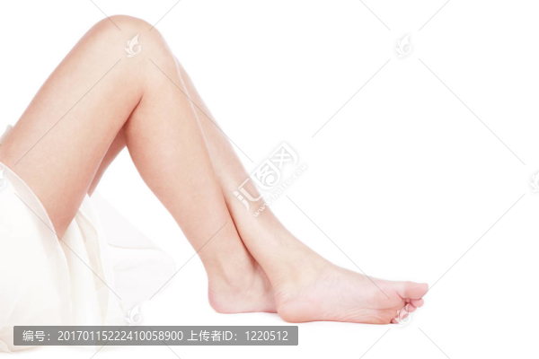 細(xì)長的腿
