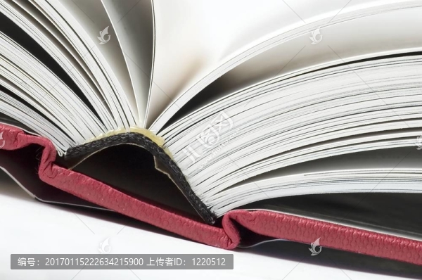 打開的書