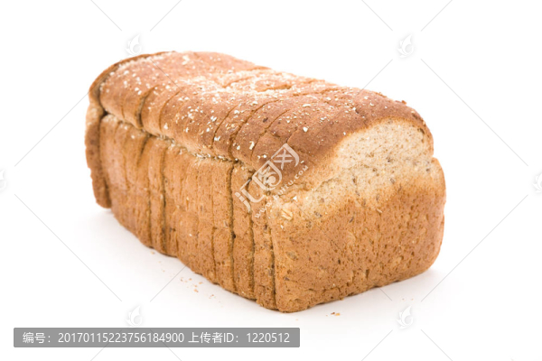 Brown,Bread切片
