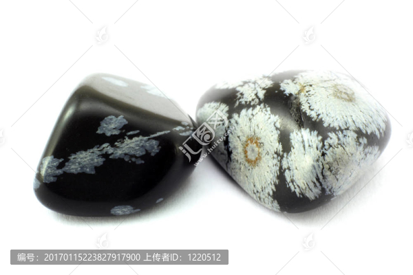 雪花黑曜石生
