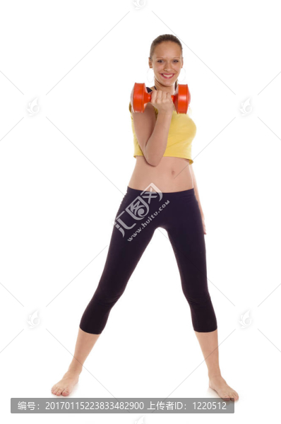 健身的女孩