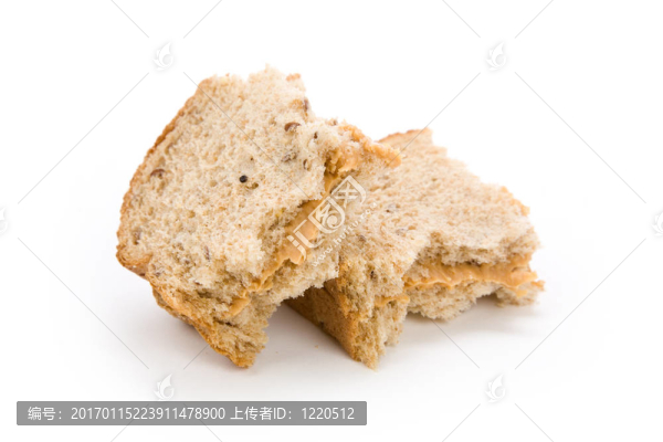 Brown,Bread切片