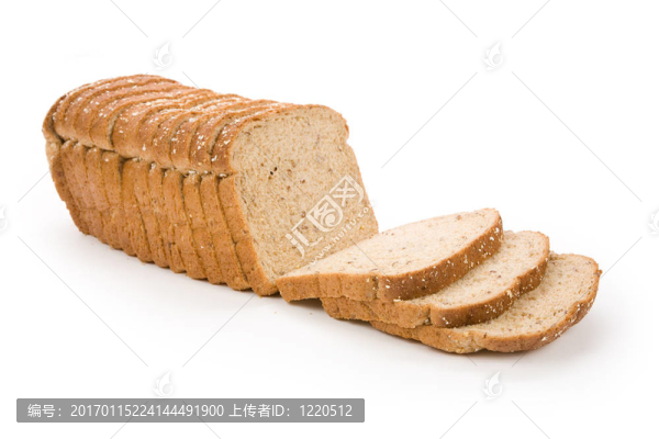Brown,Bread切片