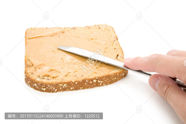 Brown,Bread切片