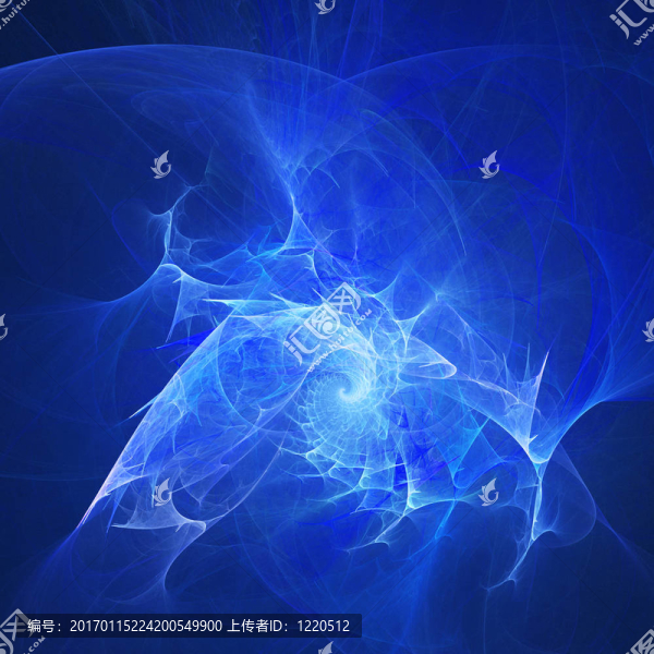 藍(lán)色光芒的風(fēng)