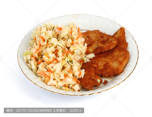 肉牛排和蔬菜沙拉