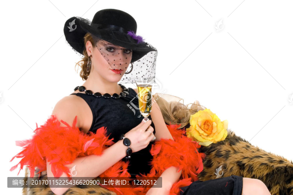 有吸引力的魅力女人